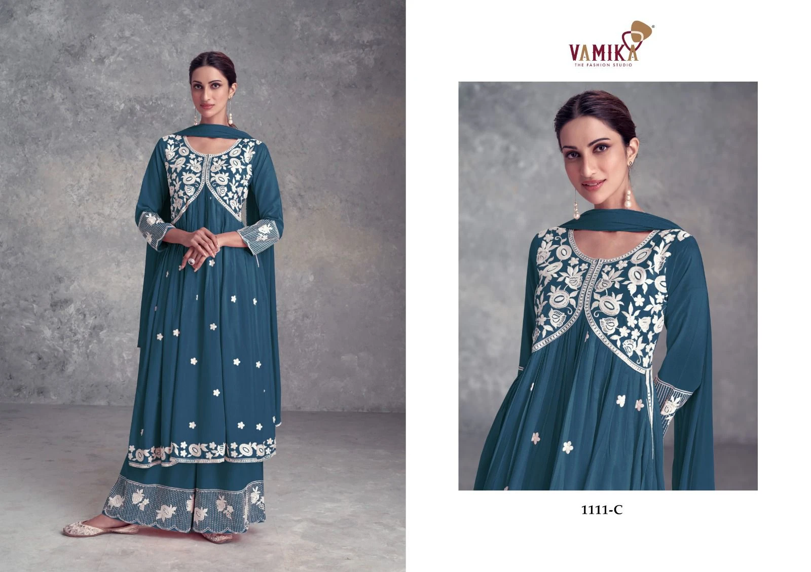 Vamika Aadhira Vol 9*Dark List Pure Rayon Viscos Wholesale Fancy Readymade Salwar Suit Catalog — Wholesale Salwar Suits, MPA wholesale from Surat - Gallery Image 2